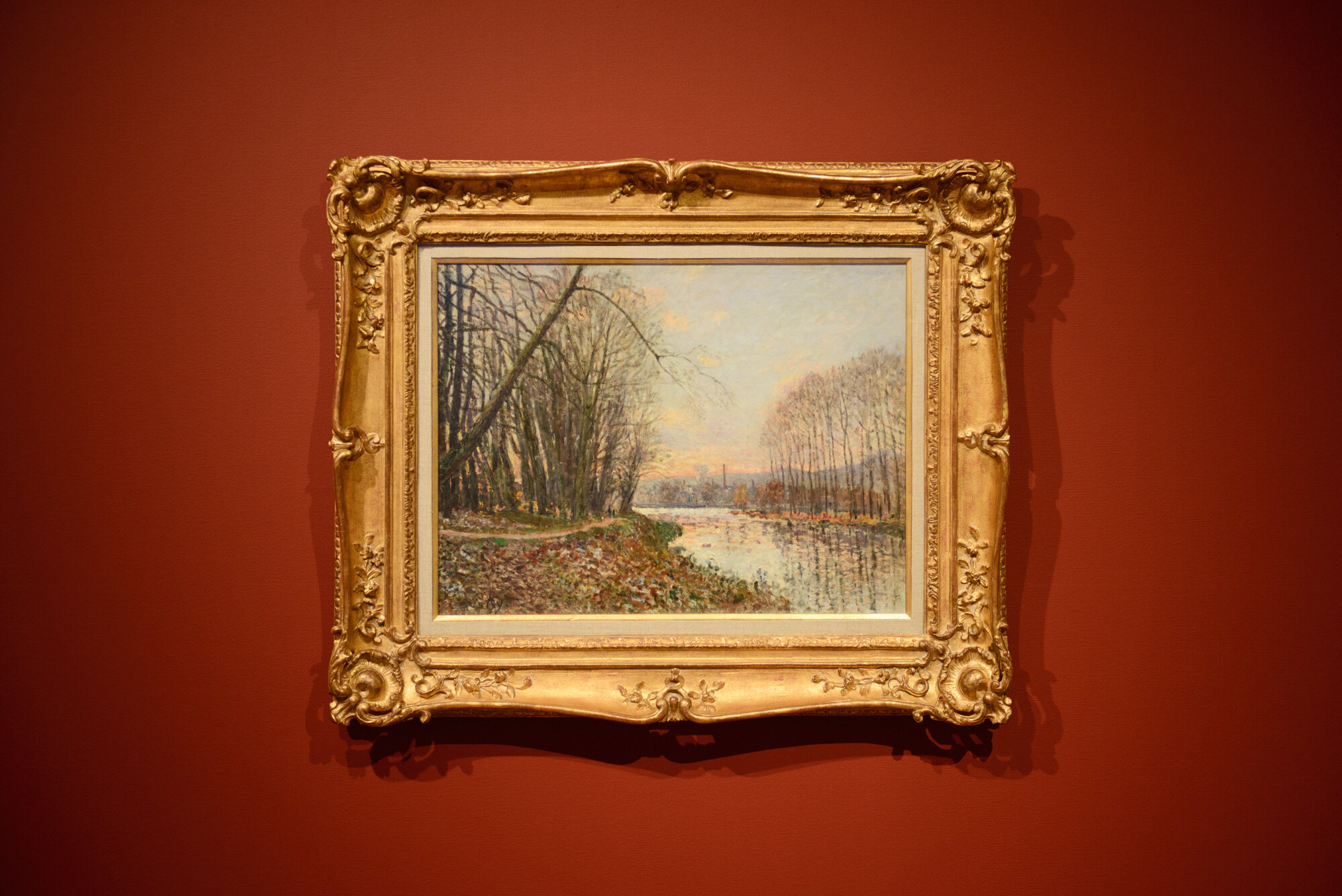 My Favorite Piece: Collection Spotlight Vol. 4 Tochigi Prefectural Museum of Fine Arts: Alfred Sisley, Winter Sunset (The Seine at Saint-Mammès), c.1882–83

