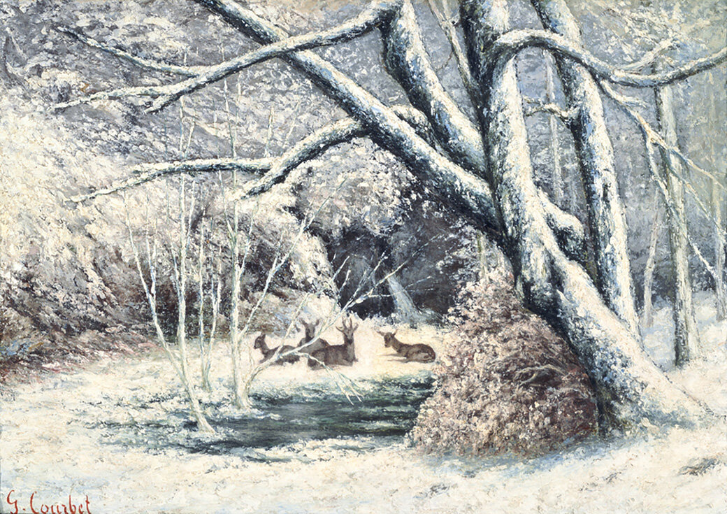 Gustave Courbet, Snow Landscape