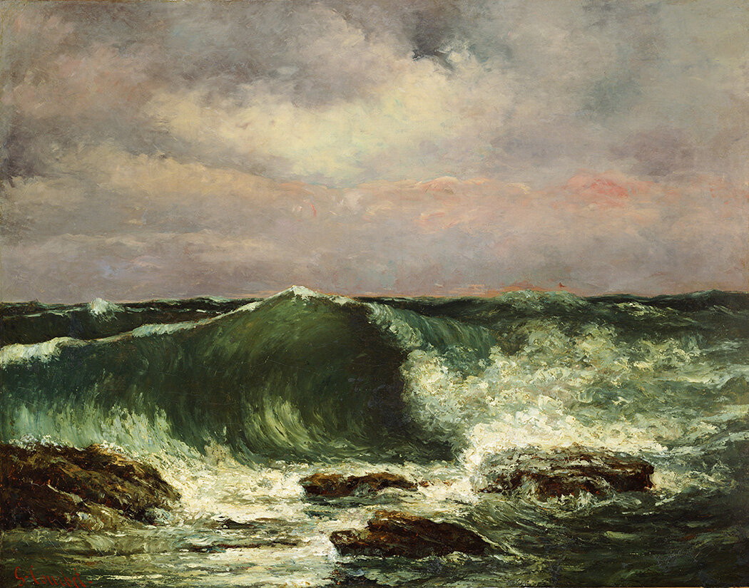 Gustave Courbet, Waves