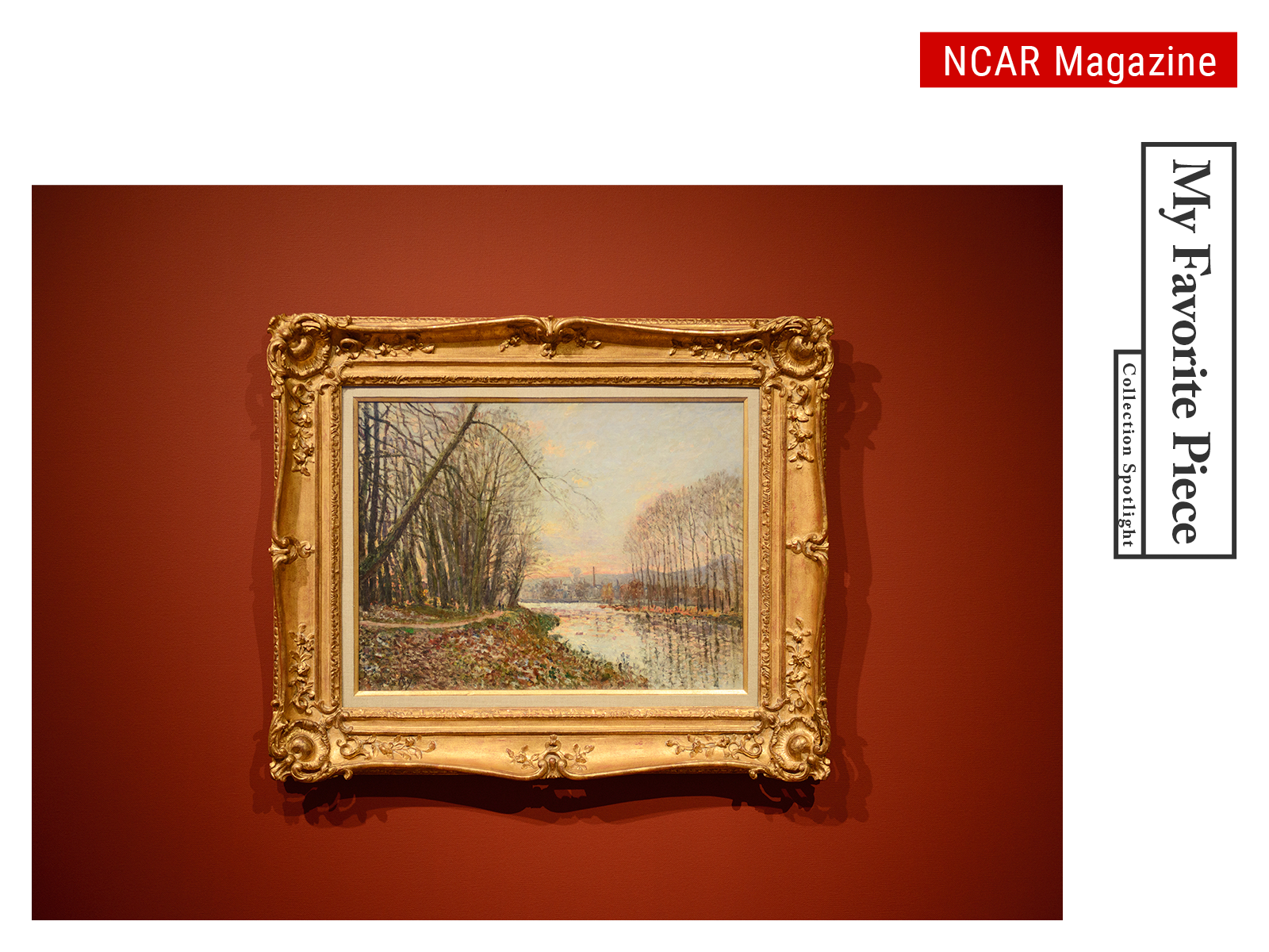My Favorite Piece: Collection Spotlight Vol. 4 Tochigi Prefectural Museum of Fine Arts: Alfred Sisley, Winter Sunset (The Seine at Saint-Mamm?s), c.1882?83